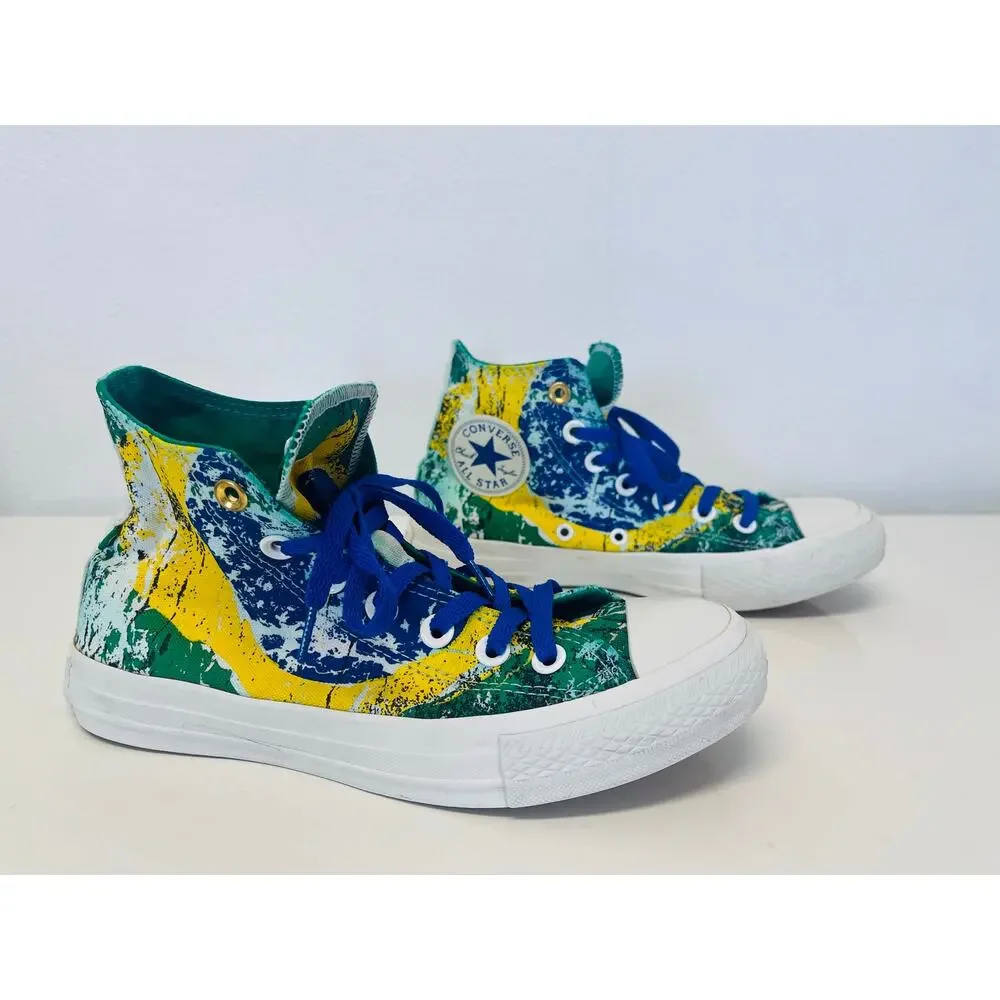 Converse Chuck Taylor Limited Edition World Flag Collection Brazil size 4.5